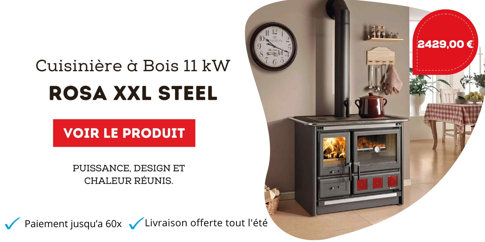 prix cuisiniere a bois pas cher